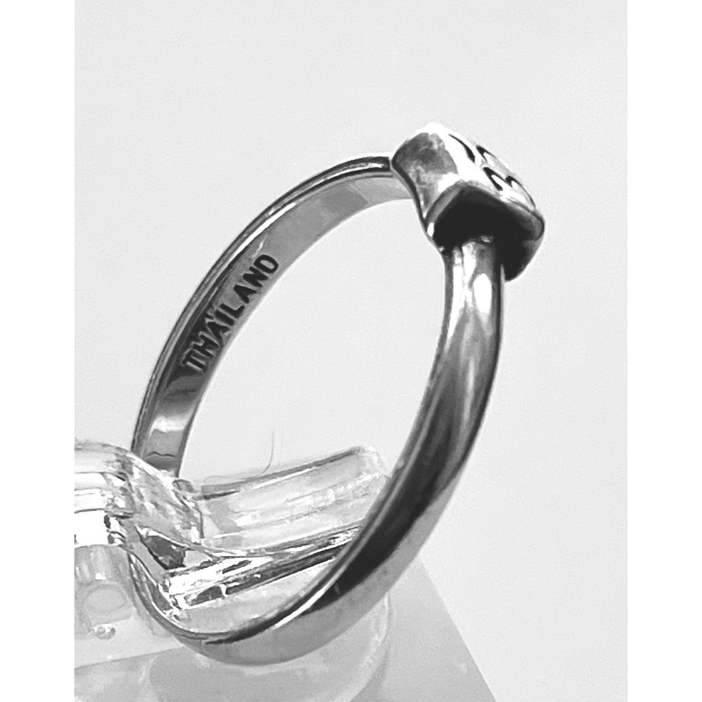 SATYA .925 Silver Om Symbol Ring - Picture 7 of 10